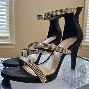 Bling bling high heel sandals